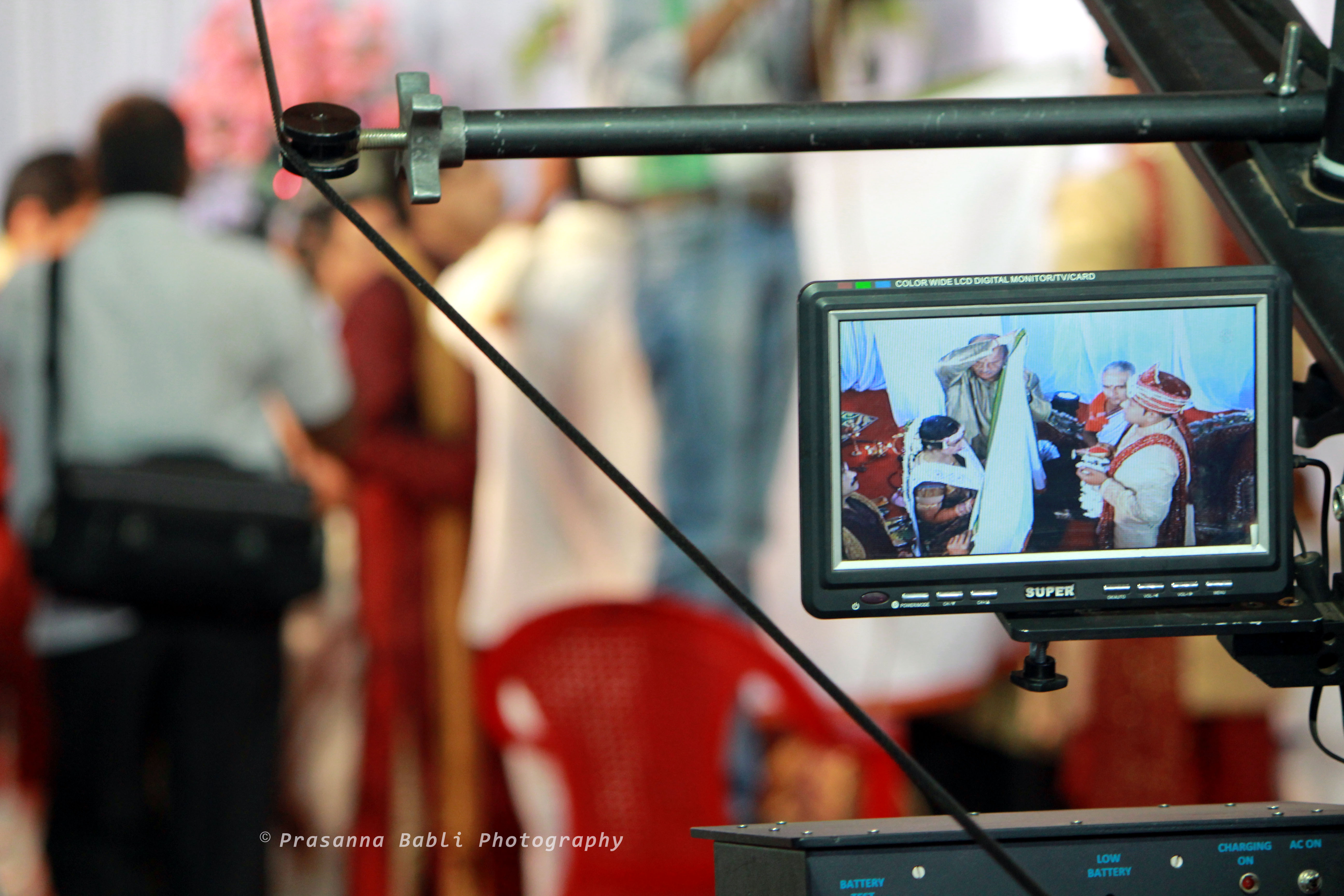 Prior to the Main ceremony of exchanging Garlands.