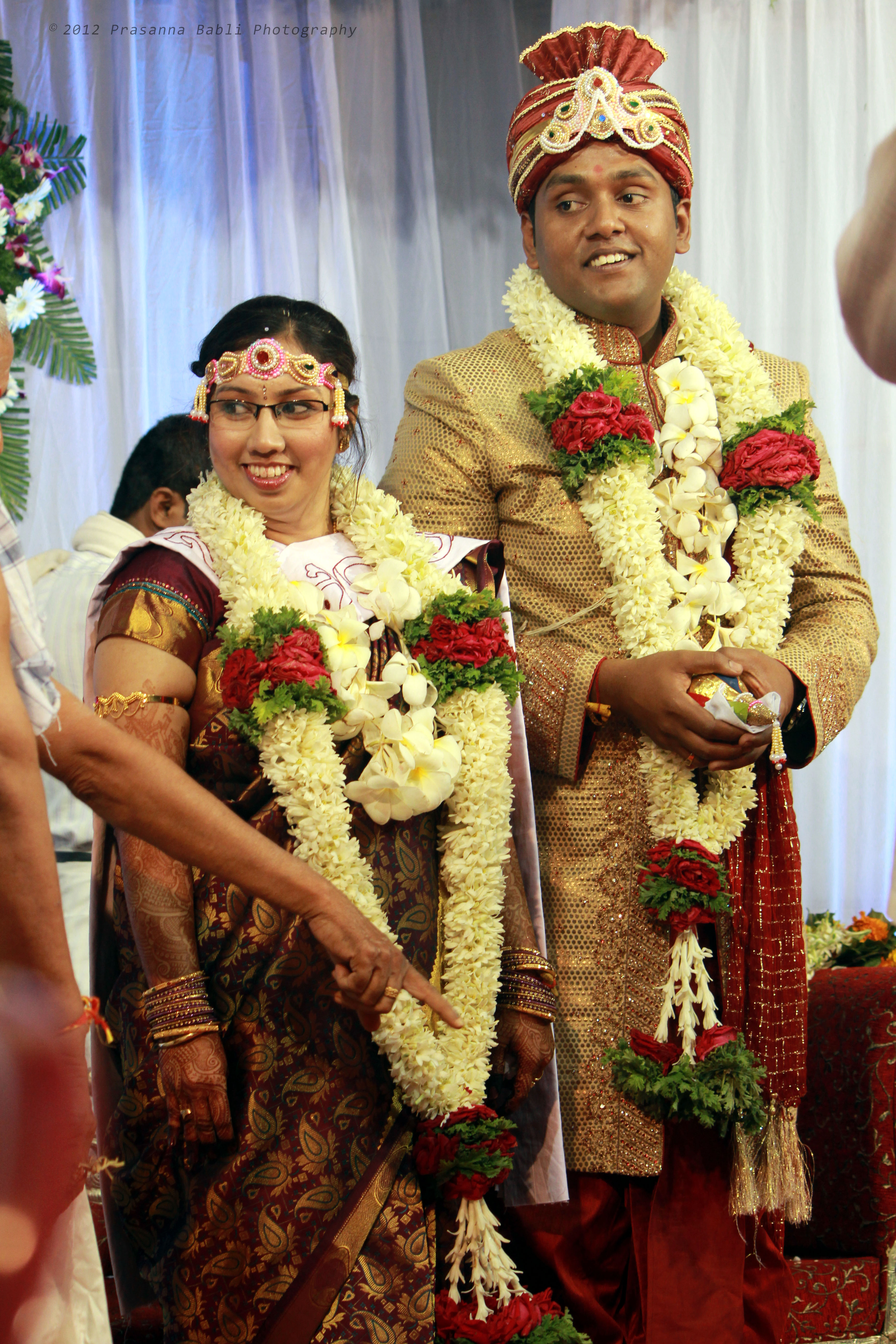 The Couple in a lighter moment after completion of the rituals.