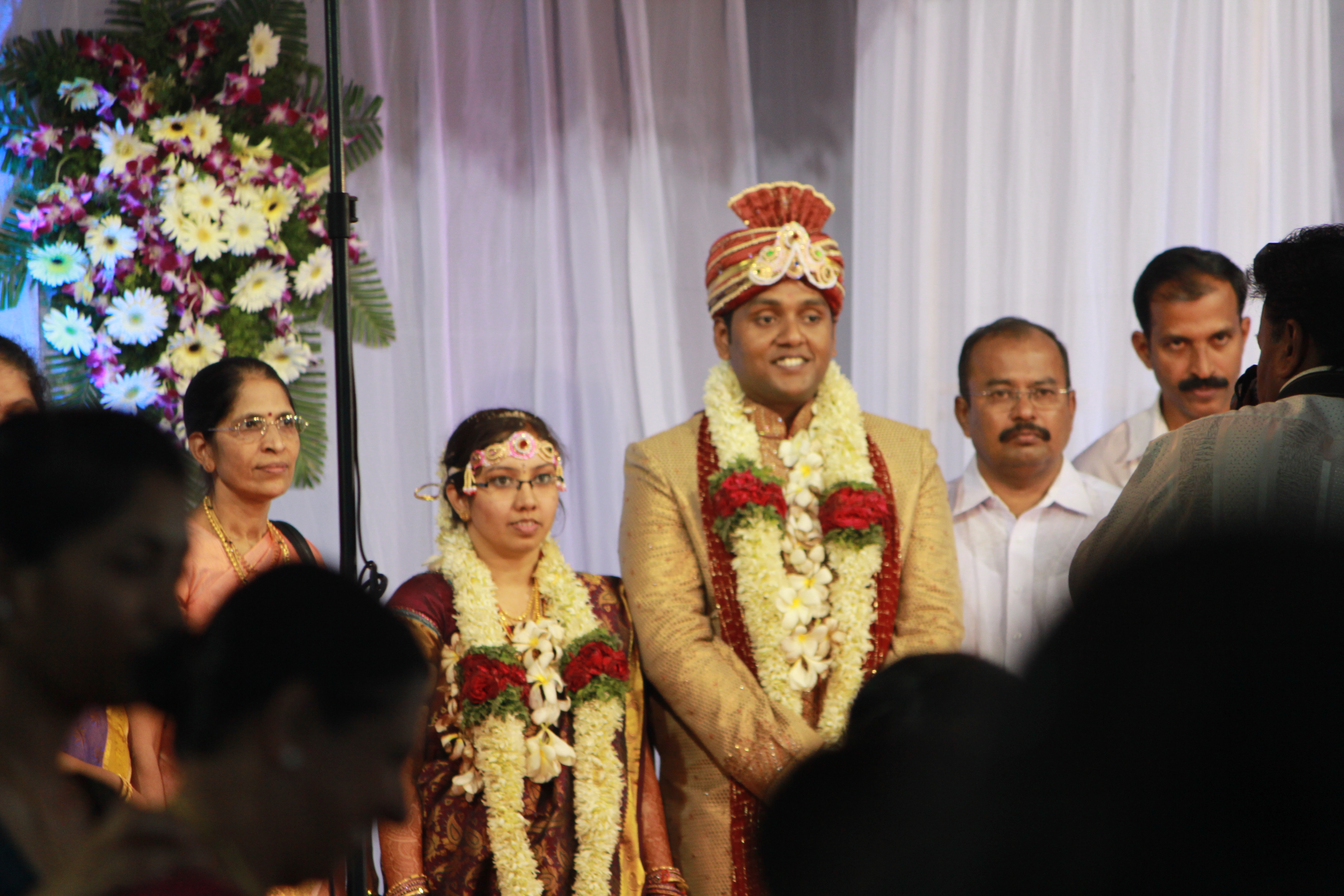 Pronounced Husband and wife.